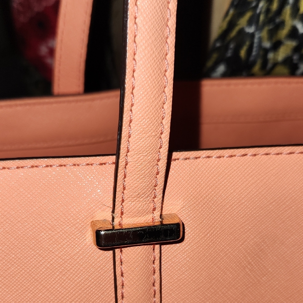 Kate Spade Coral Tote Bag - Picture 3 of 7